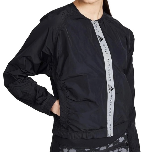Adidas by Stella McCartney Jackets & Blazers - Adidas By Stella McCartney Black Bomber Jacket